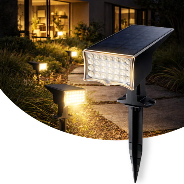 Faretti solari bianco caldo