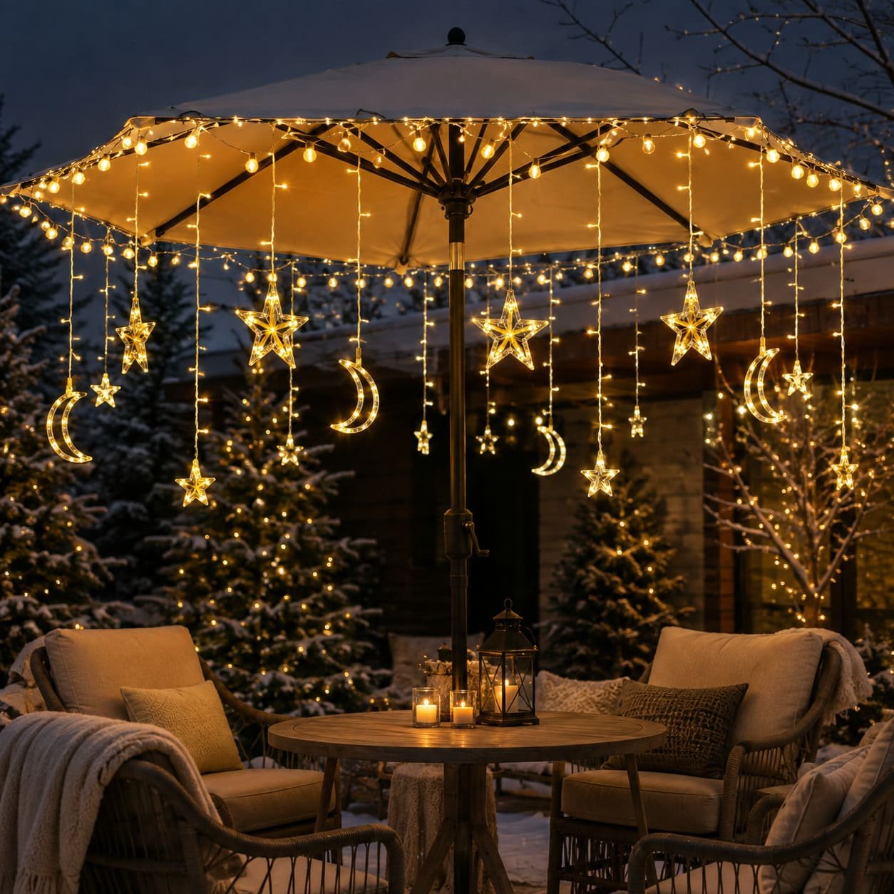 Luci di natale per esterni a corrente